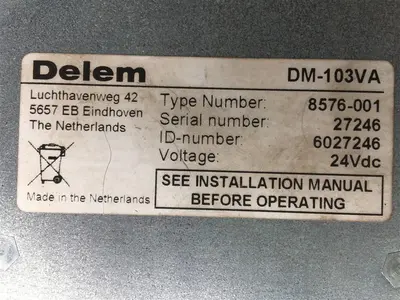 USED DELEM DM-103VA 8576-001