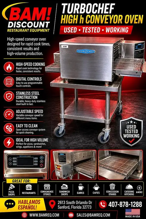 Used TURBOCHEF HCS1618 Conveyor Ovens Florida US | BAM Discount Restaurant Equipment #1134736