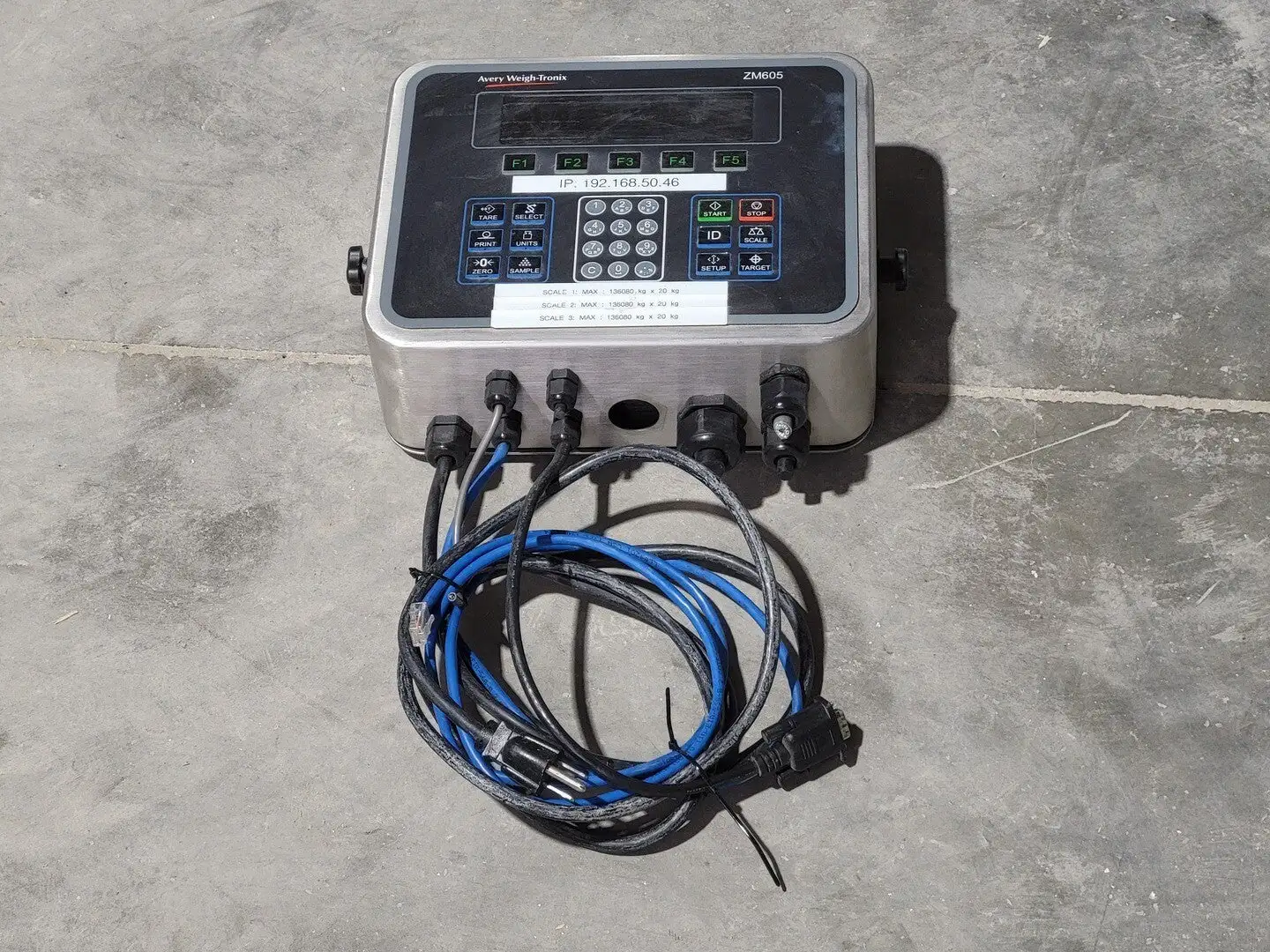 USED 2020 AVERY WEIGH-TRONIX ZM605-SD4