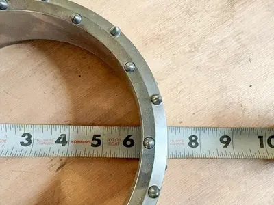 New | in-Stock AFTERMARKET 6" DUAL ROTARY SHOE – 22 BALLISTIC BUTTON ASSEMBLY Drilling Attachments Pennsylvania US | East West Machinery & Drilling #1418078