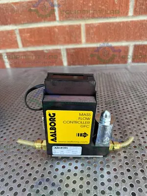 USED AALBORG GFC171 INDUSTRIAL MASS FLOW CONTROLLER GFC 0-10 LITERS / MINUTE