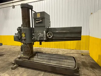 7' x 15" GIDDINGS & LEWIS MODEL #962 G&L RADIAL DRILL: YOBRO #24530