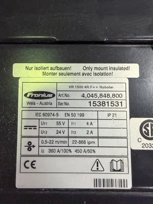 FRONIUS A-4600 Robotic Welders | K.B. Industries LLC (2)