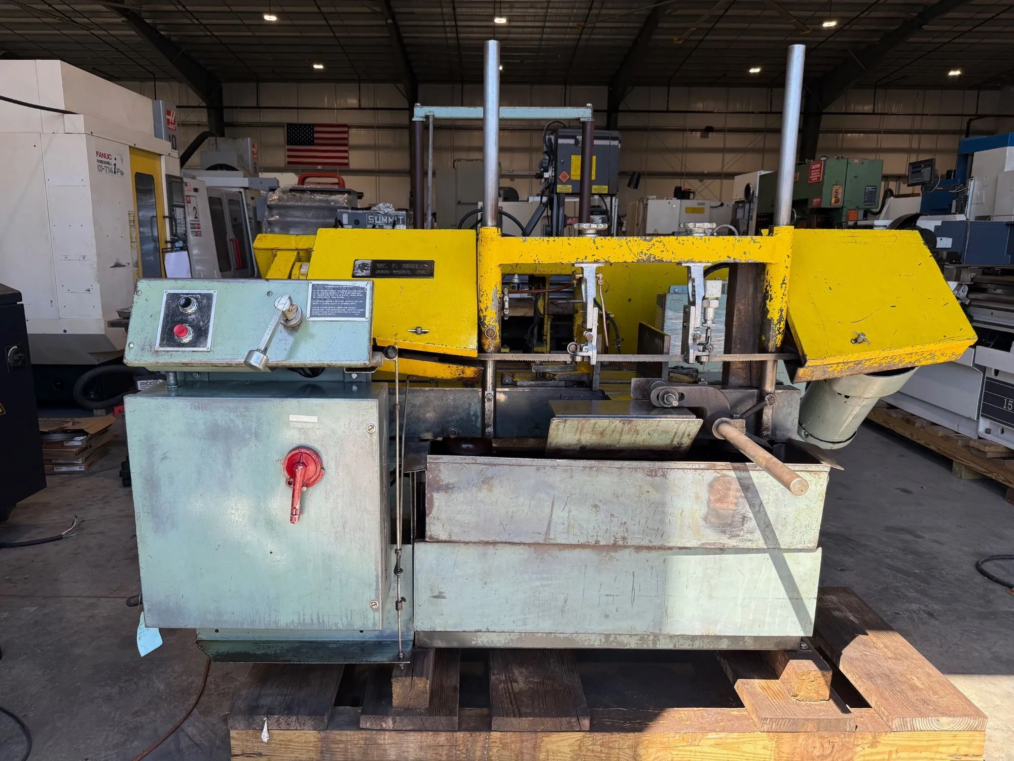 Used W.F. WELLS W-9 Horizontal Band Saws 7367 | GMT