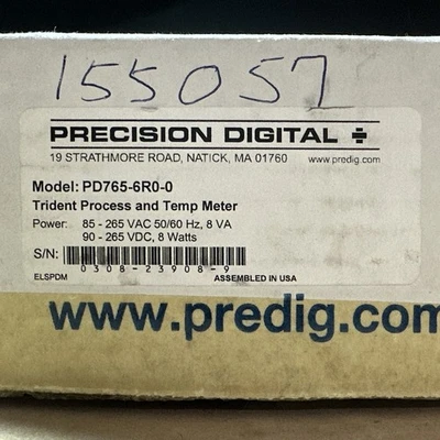 NEW Precision Digital PD765-6R0-0