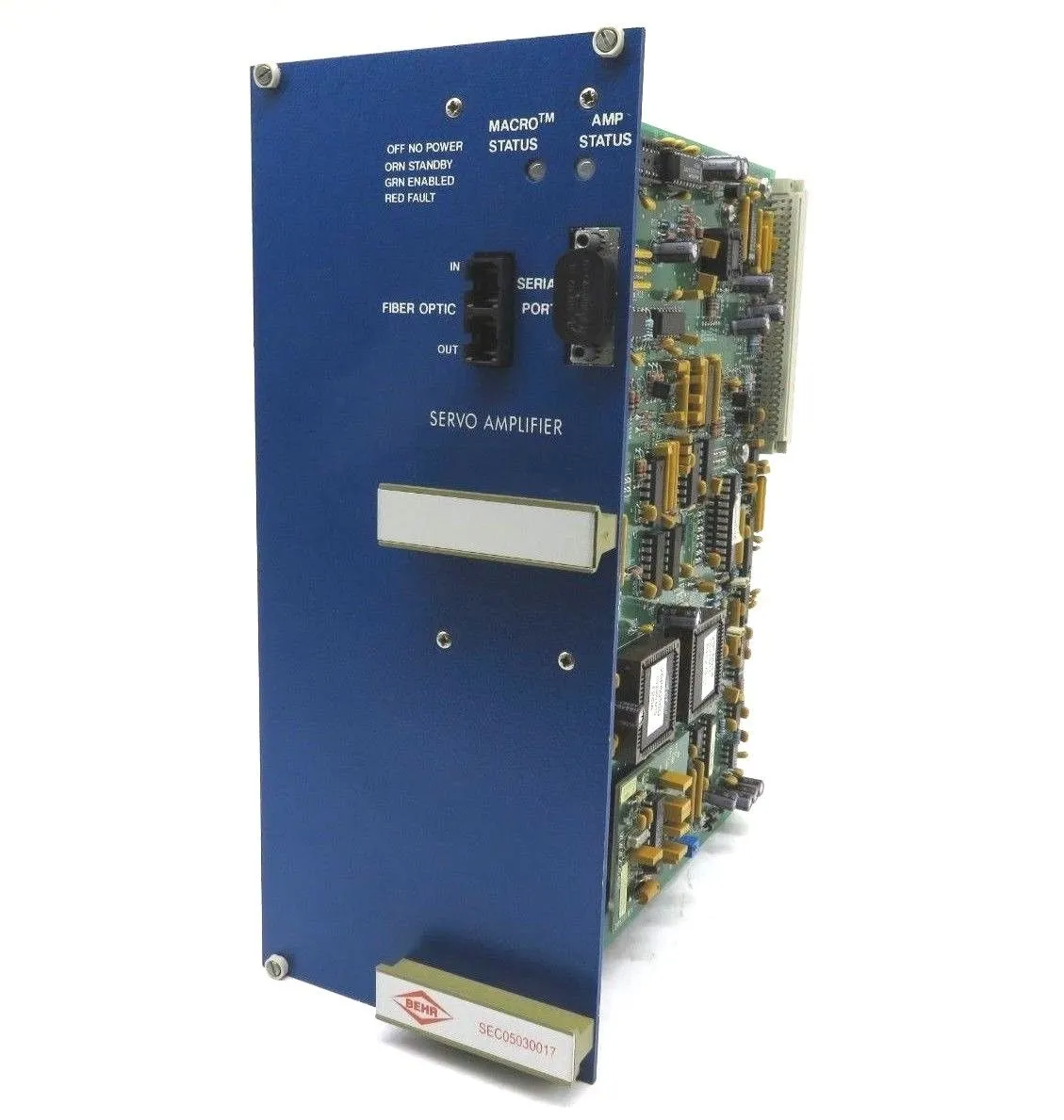 USED BEHR SEC05030017 SERVO AMPLIFIER