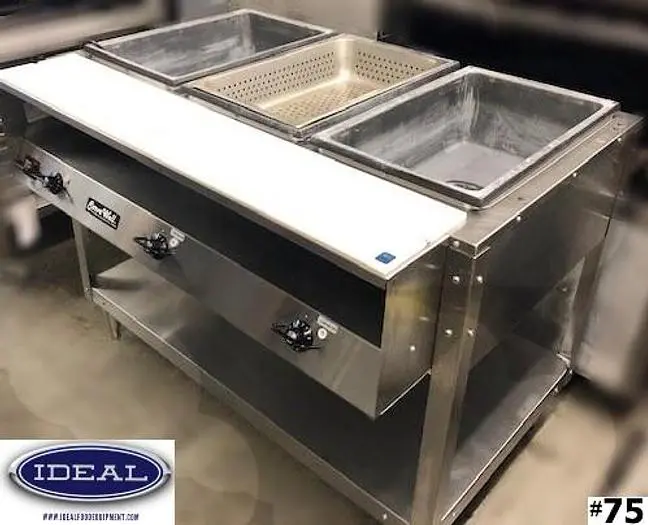 Vollrath 3 well hot food table