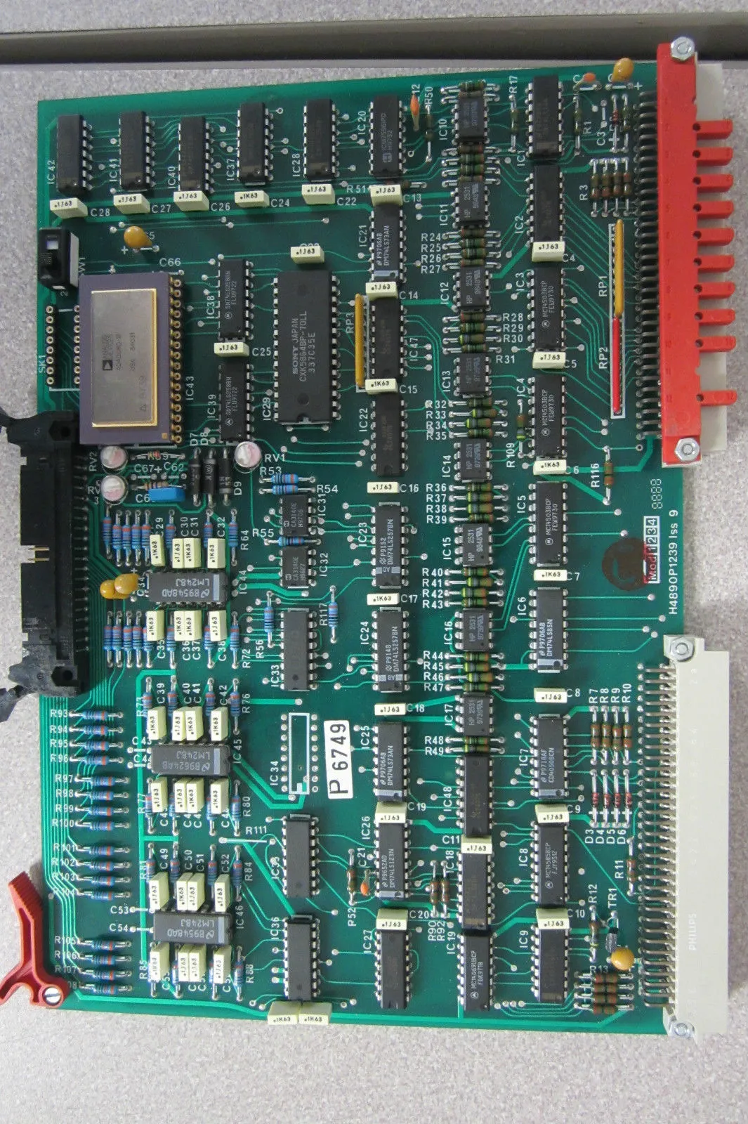 USED OHS HARLAND SIMON H4890P1239 PC BOARD