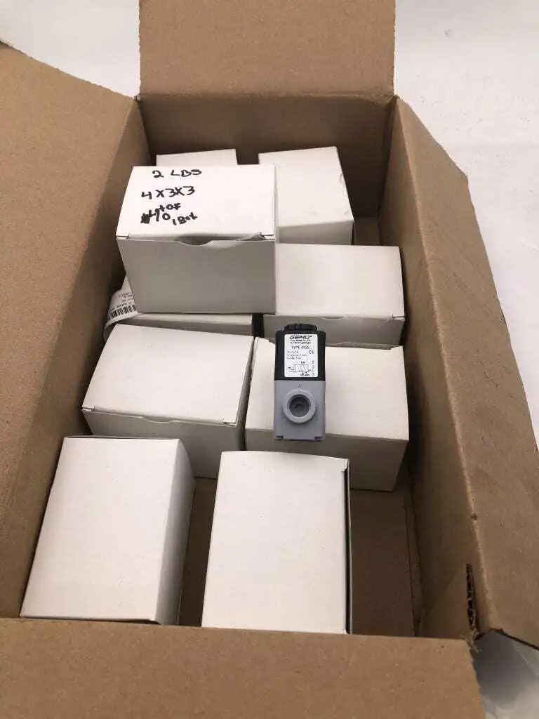 GEMU Type 0322 3/2 Plastic Solenoid Valve 10bar 24V -NIB -Lot of 10