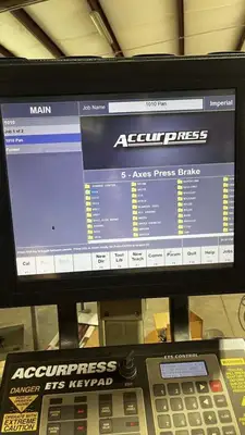 2016 ACCURPRESS ADVANTAGE 710010 Brakes, Press | Active Machinery Sales, Inc. (6)