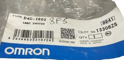 NEW OMRON D4C-1602 LIMIT SWITCH D4C1602