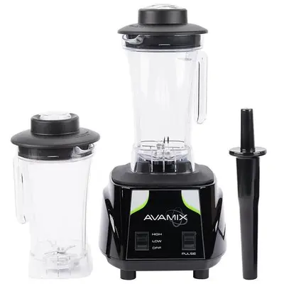 3 1/2 hp Commercial Blender with Toggle Control and Two 64 oz. Polycarbonate Con