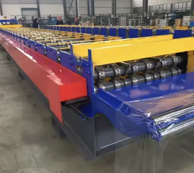 Metal Decking Roof Panel Roll Forming Machine in China