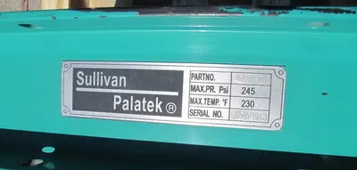 Used SULLIVAN PALATEK 07711-011 Air Compressor Parts California US | Bay Line Tool #1321476
