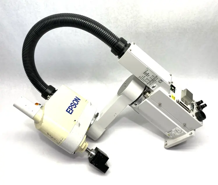 Used SEIKO EPSON ROBOT ARM MANIPULATOR 4-AXIS 150W, 14KG LOAD Robot Parts | Maverick Industrial Sales #1101676