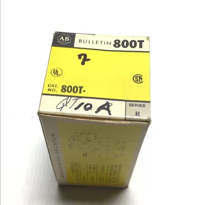 Allen-Bradley 800T-QT10 Push Button Amber Pilot Light