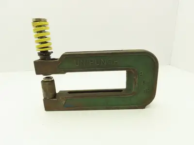 Unipunch 8AJ-1-1/2 Press Brake Punch C Frame 0.65" Circle 8" Throat 1-1/2" W