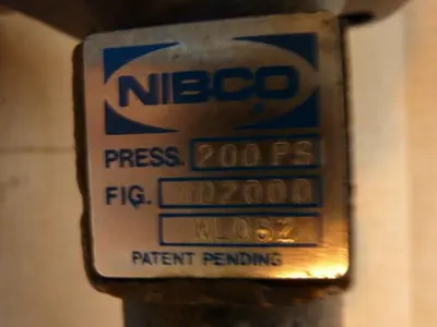 USED NIBCO WD2000