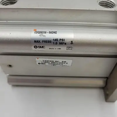 Used SMC SMC CDQ2KG50 50DMZ PNEUMATIC CYLINDER Pneumatic Cylinders | ND Industrial Surplus #1218042