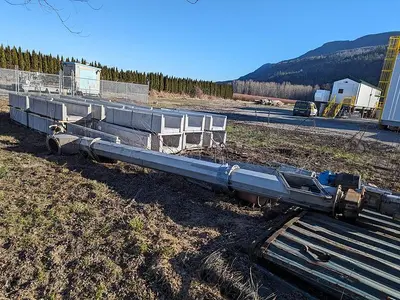 Waste Material Elevator Auger