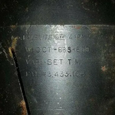 USED VALENITE V50CT-BB5-600