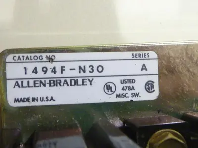 USED ALLEN BRADLEY 1494F-N30 SER A