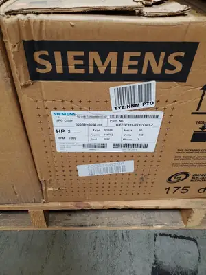 USED Siemens SD100 3 HP AC MOTOR, (1LE23211CB712EG3-Z), 3PH, 1770RPM