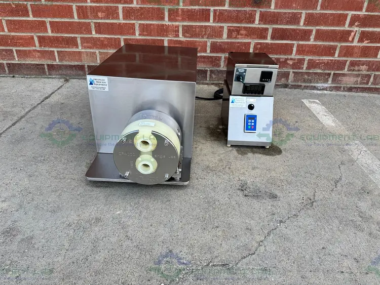 Used TRIANGLE PROCESS QUATTROFLOW Q4400SU 4-PISTON DIAPHRAGM PUMP W/ 3 HP MOTOR Diaphragm Pumps California US | Equipment Lab #1399318
