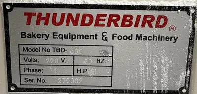 USED THUNDERBIRD TBD-500