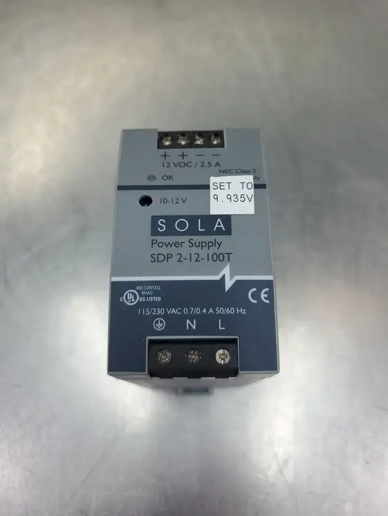 Used SOLA SDP 2-12-100T Power Supplies South Carolina US | Palmetto Automation #1506815