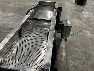 10" W x 42" L Witte Table Classifier, Single Deck/Single Separation
