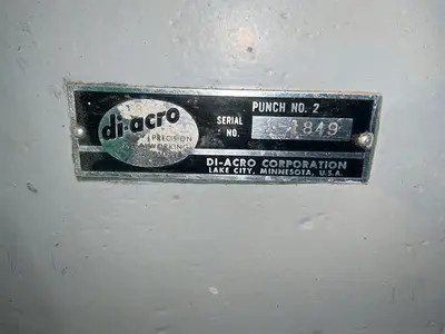 Used DIACRO CORPORATION 2 Single Station Punches Ohio US | HGR 24 #1474855