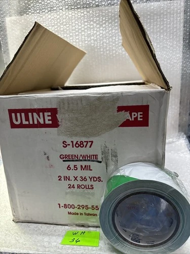 NEW Uline S-16877 GREEN/WHITE