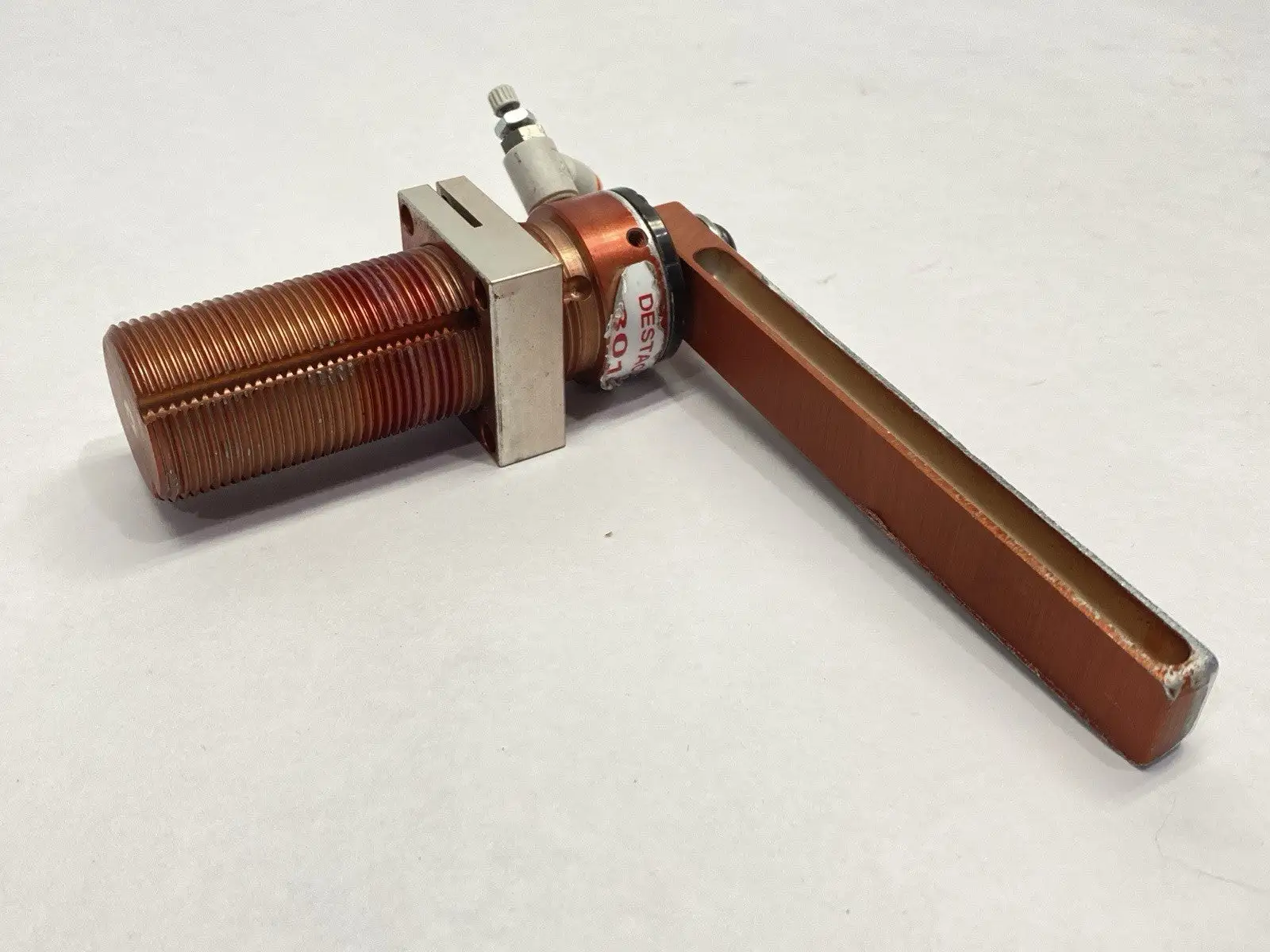 8015 | Destaco  Pneumatic Swing Cylinder With Arm - Used