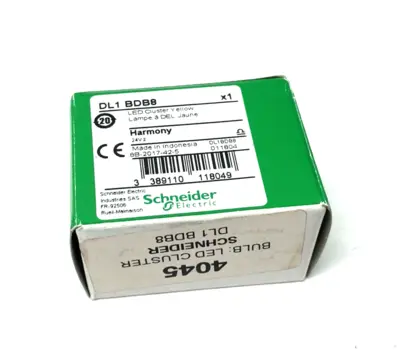 New | in-Stock Schneider Electric Harmony LED Cluster Lamp Bulb, Yellow, 24V Light Source Equipment Michigan US | Maverick Industrial Sales #1401300