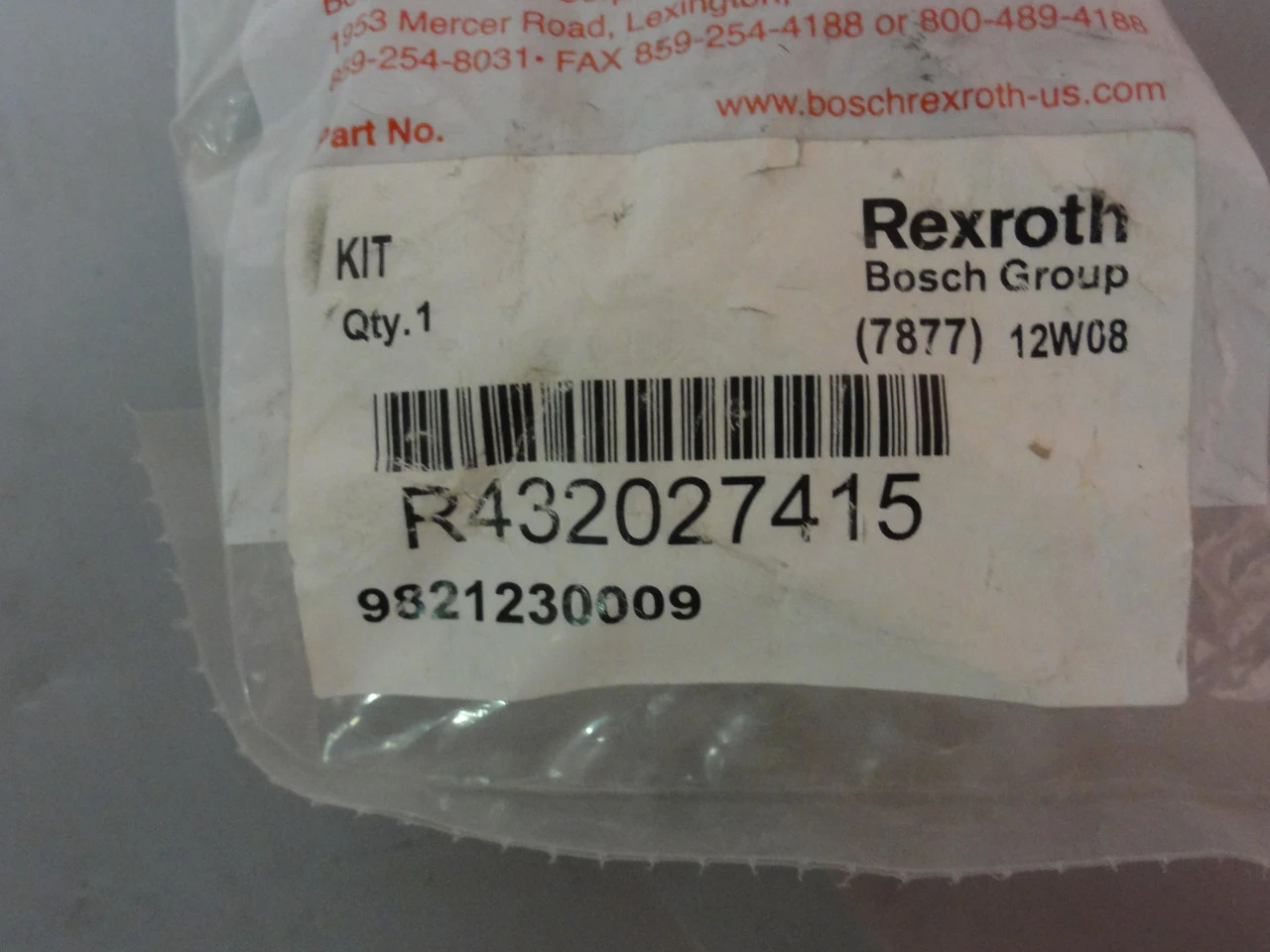 USED REXROTH BOSCH 7877 12 W 08