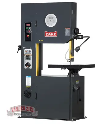 New | in-Stock DAKE V-26 Vertical Band Saws Michigan US | Vander Ziel Machinery Sales #480372
