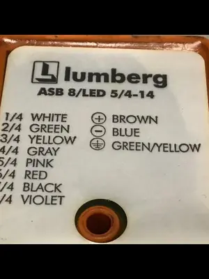 USED LUMBERG ASB 8/LED 5/4-14