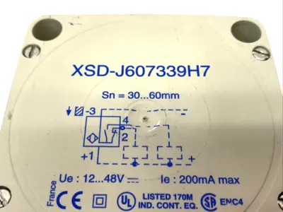 Used Telemecanique Inductive Proximity Sensor 60mm Sn 80x80x40 Proximity Sensors Michigan US | Maverick Industrial Sales #1398831