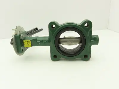 Centerline 52 Series 200 Butterfly Valve 3" Wafer 4-Bolt 200 PSI CF8M Buna
