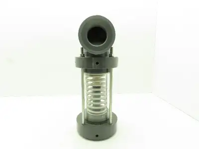 Plast-o-matic EST200V-NO 2" Shutoff Valve PVC Spring Return NO Pneumatic Powered