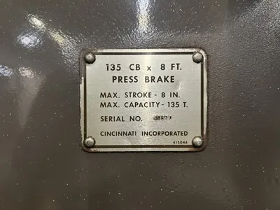 Used CINCINNATI INC 135CB-8 Press Brakes Georgia US | The Equipment Hub #1293526