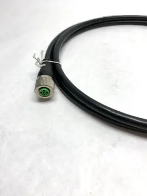 USED MURRELEKTRONIK DOUBLE-ENDED CORDSET MALE TO FEMALE M12 2M