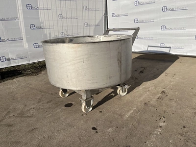 500L S/S Open Top Trolley Tanks