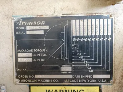USED ARONSON HD600-SR-RE