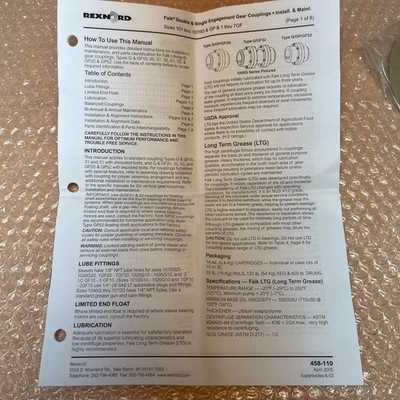 NEW Rexnord 1015G20