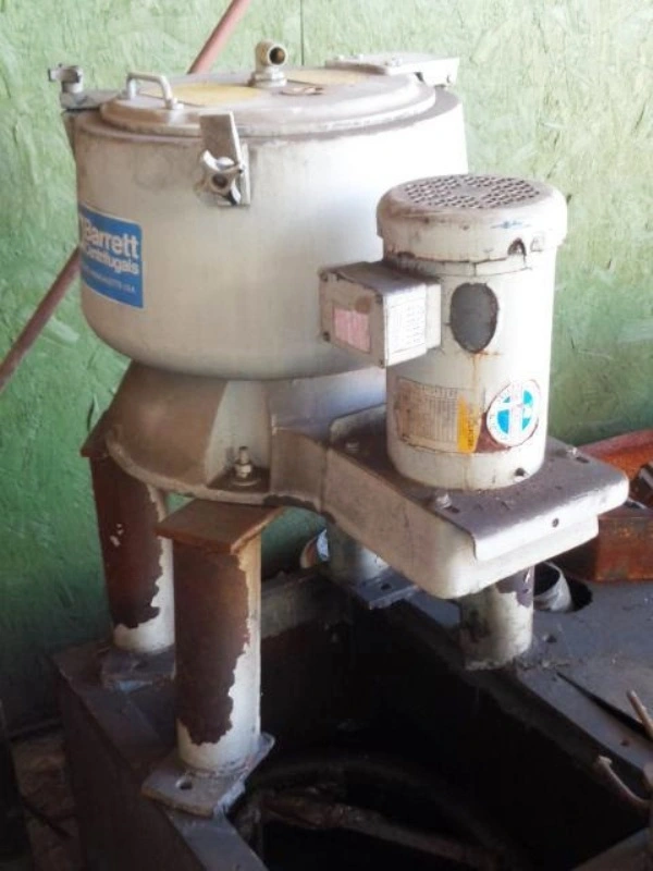Barrett 225-F Clarifuge centrifuge, SS.