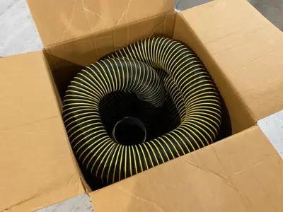 New | in-Stock Flexaust Flexible Tubing Exhaust Hose T-7W 4.5" ID Hoses Michigan US | Maverick Industrial Sales #1398408