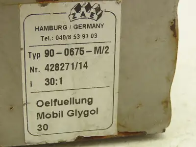 Schubert 4DF71C-4 Gearmotor 30:1 Ratio .37kw 230/460V 3PH 22mm Hollow Shaft