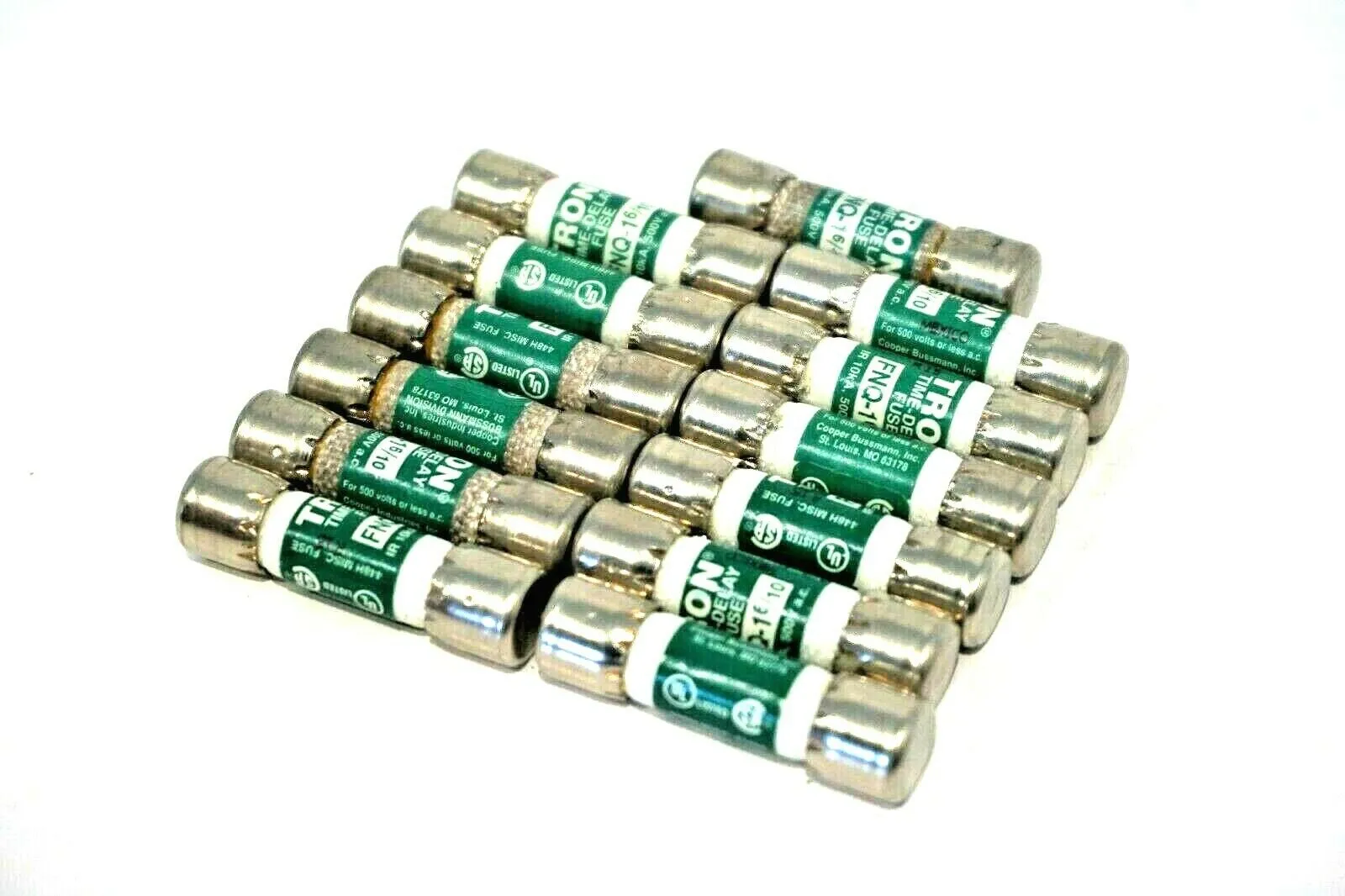 13 NEW BUSSMANN TRON FNQ-1-6/10 FUSES FNQ1610